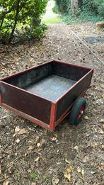 Aanhanger voor zitmaaier, Ophalen, Gebruikt