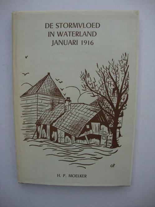 De stormvloed in Waterland - januari 1916., Boeken, Geschiedenis | Stad en Regio, Gelezen, 20e eeuw of later, Ophalen of Verzenden