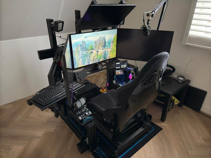 MonsterTech MTS HOTAS Mount Left, Spelcomputers en Games, Spelcomputers | Overige Accessoires, Zo goed als nieuw, Ophalen