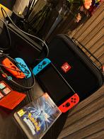 Nintendo Switch + 4 Games + Travel Case, Ophalen of Verzenden, Gebruikt, Met games, Switch Original