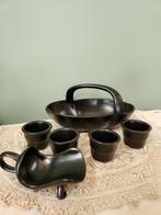 Zenith Pindasetje - Zwart Mat - Vintage, Antiek en Kunst, Antiek | Keramiek en Aardewerk, Ophalen of Verzenden
