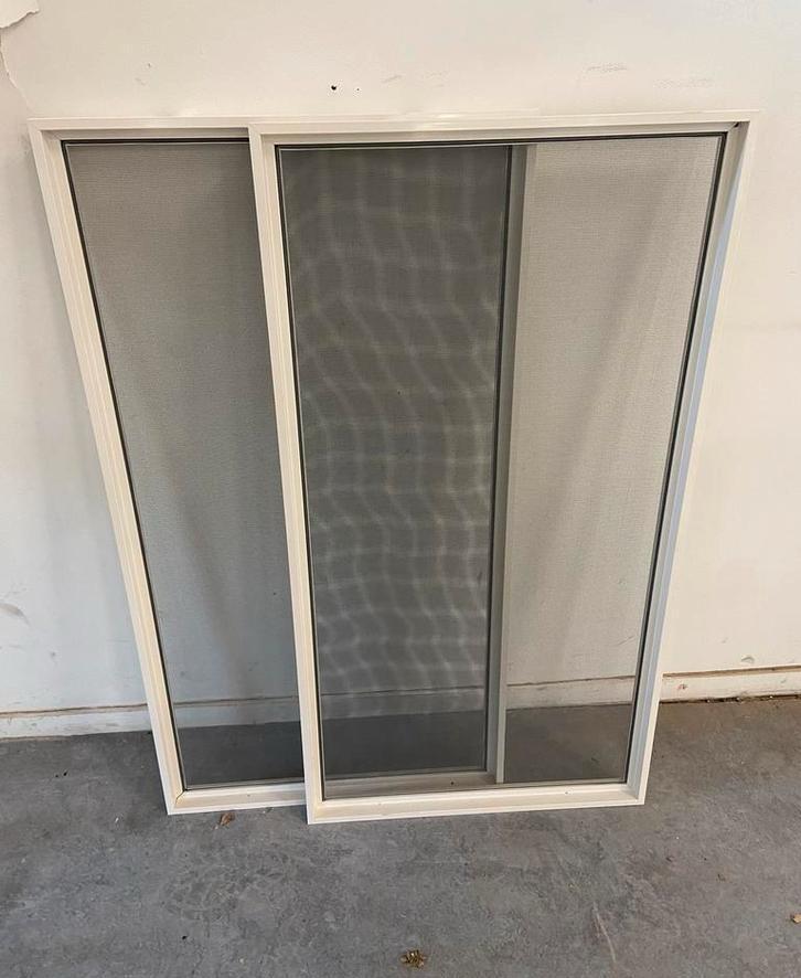 twee witte Horren, Insectenwering, Horren. Nieuw, Huis en Inrichting, Stoffering | Gordijnen en Lamellen, Nieuw, 100 tot 150 cm