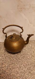 BRONZEN  GROTE ZWARE  2200 GRAM APELKETEL / WATERKETEL, Antiek en Kunst, Ophalen of Verzenden