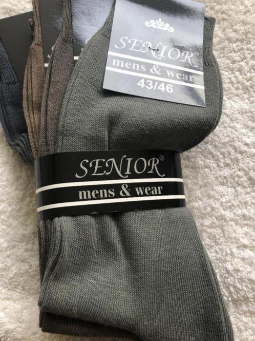 nieuwe 5 stuks sokken merk senior-, Kleding | Heren, Sokken en Kousen, Nieuw, Maat 43 t/m 46, Overige kleuren, Ophalen of Verzenden