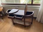 Houten sidetable / wandtafel - 120cm breed, Ophalen, Gebruikt, 100 tot 150 cm, Eikenhout