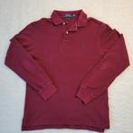 Polo Ralph Lauren here polo shirt lange mouwen S wijnrood, Overige kleuren, Ralph Lauren, Ophalen of Verzenden, Zo goed als nieuw