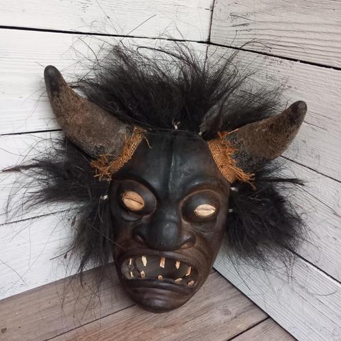 Authentiek Afrikaans houten Sjamaan Ceremonie masker., Antiek en Kunst, Kunst | Niet-Westerse kunst, Ophalen of Verzenden