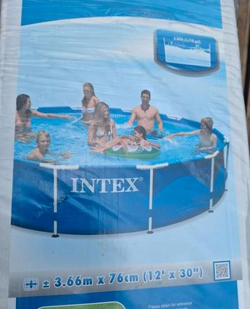 Zwembad Intex 366 cm rond beschikbaar voor biedingen