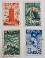 Nederland 1933 - nvph 257-260 - Zeemanszegels, Postzegels en Munten, Postzegels | Nederland, Verzenden, T/m 1940, Gestempeld