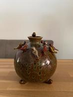 Te koop: vaas vogeltjes (Daan Kromhout), Huis en Inrichting, Woonaccessoires | Vazen, Overige kleuren, Aardewerk of Porselein