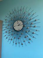 Vintage Sunburst/ Space design klok, Ophalen