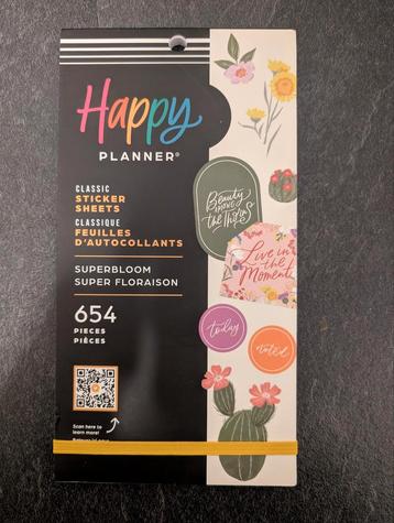 Happy Planner Superbloom Stickers - Nieuw! beschikbaar voor biedingen