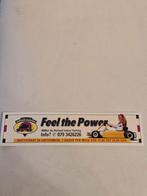 305 Sticker Feel the Power Holland Indoor Carting, Ophalen of Verzenden, Zo goed als nieuw