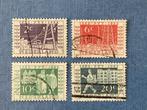 Nederland 1952 100 jr Rijkstelegraaf gestempeld NVPH 588/59, Na 1940, Verzenden, Gestempeld