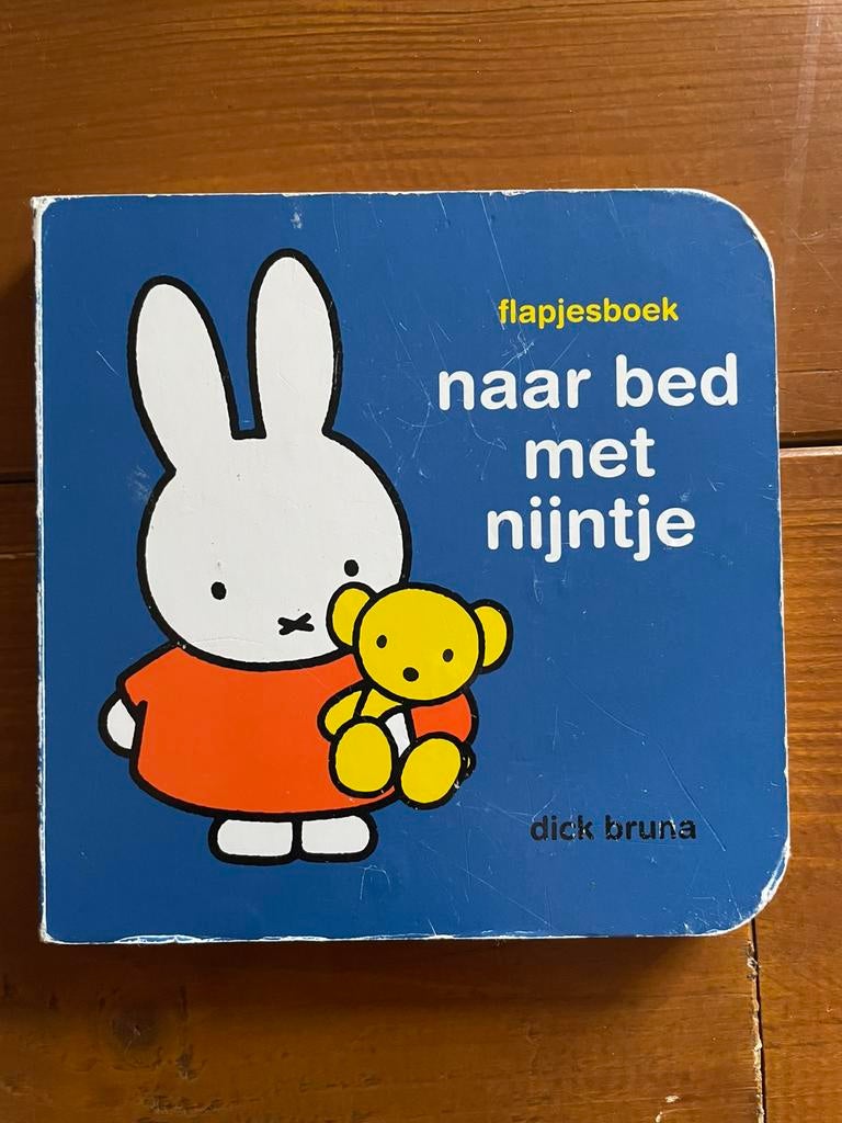 Flapjesboek naar bed met Nijntje, Ophalen of Verzenden, Gelezen, Uitklap-, Voel- of Ontdekboek, 6 tot 12 maanden