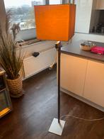 Moderne RVS Staande Lamp met Leeslamp, Ophalen, Gebruikt, Modern, Strak, Metaal