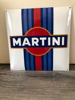 Emaille Martini bord, bol gevormd nieuwstaat, Ophalen of Verzenden, Zo goed als nieuw, Reclamebord
