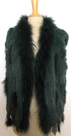 Prachtig groen echt bont gilet/vest! L, Kleding | Dames, Verzenden, Zo goed als nieuw, Maat 42/44 (L), Groen