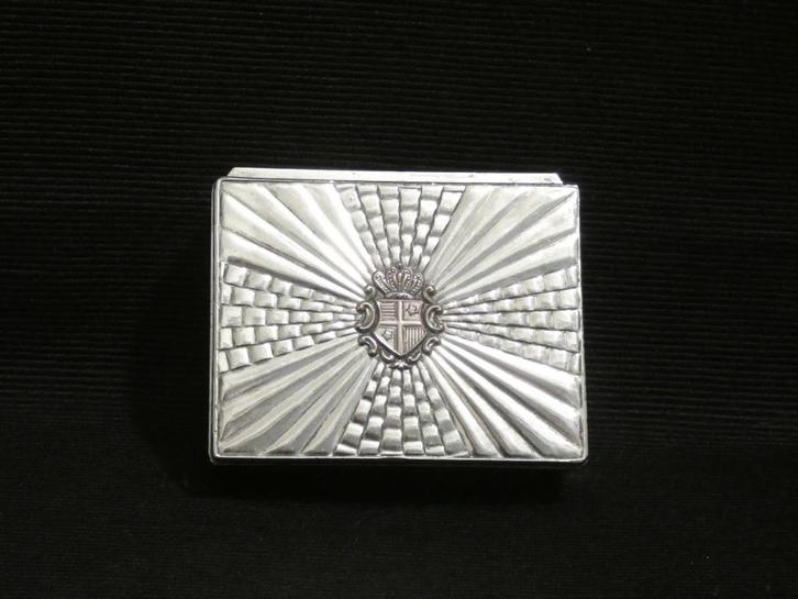Silver plated doosje-box-kistje Yamatogumi Japan [428], Antiek en Kunst, Antiek | Woonaccessoires, Ophalen