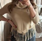 Supertrash Konichi - beige poncho in maat XS, Kleding | Dames, Ophalen of Verzenden, Zo goed als nieuw, Maat 36 (S), Bruin