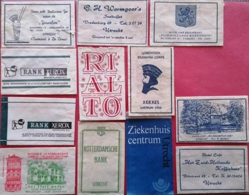 Utrecht gesorteerd op R W en Z 212, Verzamelen, Suikerzakjes, Verzenden