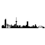 Raamfolie sticker Skyline Rotterdam 100 bij 75 cm, Nieuw, Minder dan 5 m², Folie, Ophalen