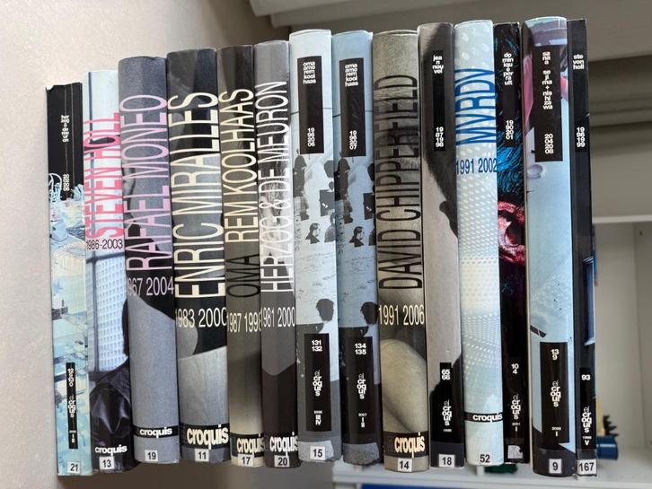 El Croquis architectuurboeken – collectie, Boeken, Kunst en Cultuur | Architectuur, Zo goed als nieuw, Architecten, Ophalen of Verzenden