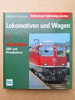 Schweizer Fahrzeug-Archiv: Lokomotiven und Wagen 1, 2, 3, Boek of Tijdschrift, Gebruikt, Ophalen of Verzenden, Trein