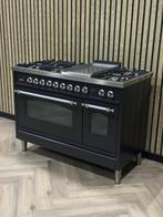Boretti Fornuis 120cm Gas + Frytop + Multifunctionele Ovens, Warmhoudplaat, 60 cm of meer, Ophalen of Verzenden, Zo goed als nieuw