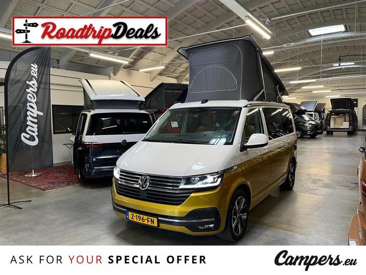 Volkswagen T6.1 California Ocean DSG 204PK 4MOTION Sper, Caravans en Kamperen, Campers, Bedrijf, Volkswagen, Diesel, Automaat
