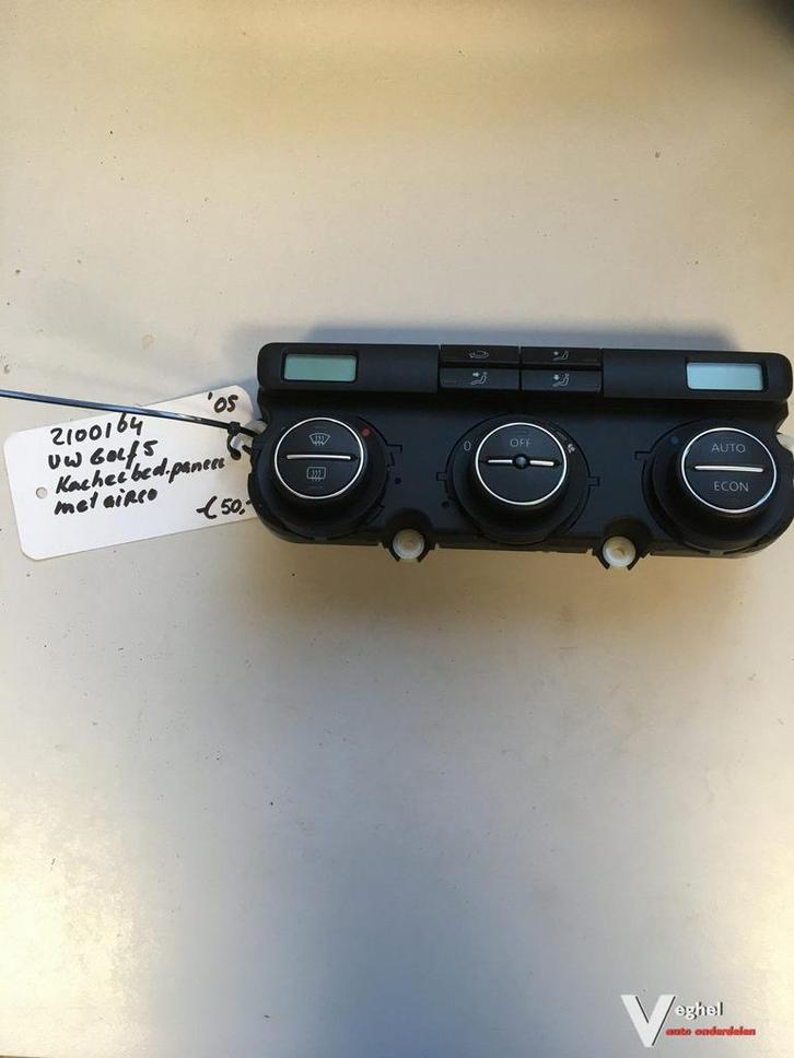 Vw Golf 5 '05 Kachelbed. met airco, Auto-onderdelen, Dashboard en Schakelaars, Gebruikt, Ophalen of Verzenden