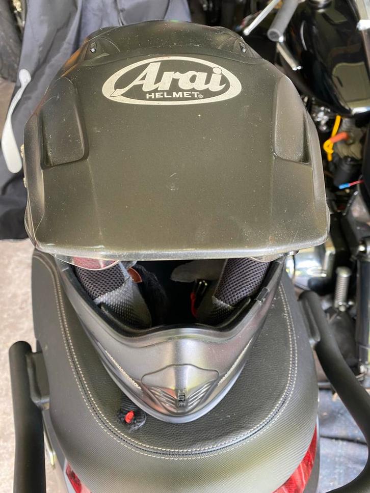 Arai X3 adventure Integraalhelm - Maat M, Motoren, Kleding | Motorhelmen, Heren, Integraalhelm, L, Arai, Tweedehands, Ophalen