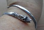 zilveren slaven armband met Chineese draak [623], Sieraden, Tassen en Uiterlijk, Armbanden, Verzenden, Zo goed als nieuw, Zilver
