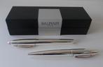 2 zilveren Balmain balpennen in doos (showroom modellen), Verzamelen, Overige merken, Balpen, Nieuw, Met doosje