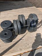 Verstelbare dumbells, 15kg per stuk, totaal 30kg, Ophalen, Zo goed als nieuw, Dumbbell