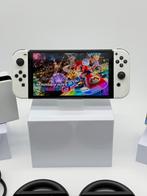 OLED NINTENDO 2024+GARANTIE+ MARIO KART+STUURTJES MEGA PACK, Spelcomputers en Games, Spelcomputers | Nintendo Switch, Met 2 controllers