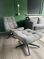 Fauteuil + voetenbank zeer comfortabel / zo goed als nieuw”., Huis en Inrichting, Ophalen, Minder dan 50 cm, Minder dan 75 cm
