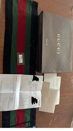 Gucci Sjaal ZGAN inclusief bon, doos en alle toebehorende, Kleding | Heren, Mutsen, Sjaals en Handschoenen, Overige maten, Ophalen of Verzenden