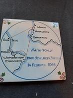 Autorally drie stedentocht 1963 tegeltje, Ophalen of Verzenden, Gebruikt