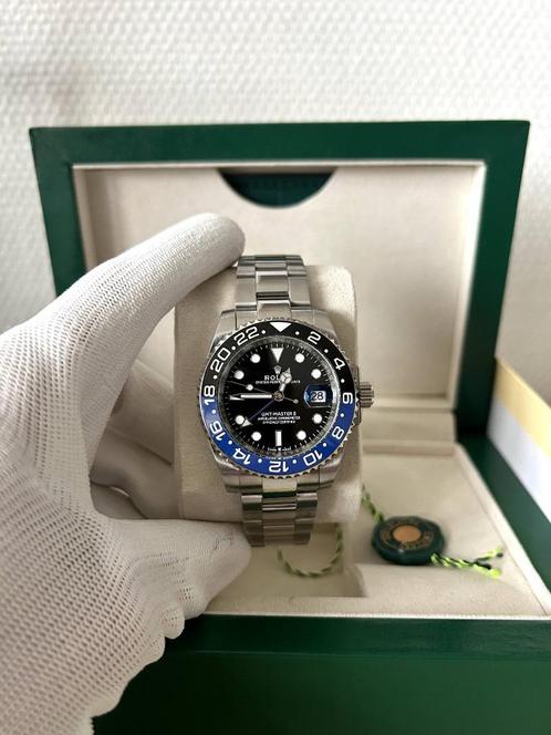 Rolex GMT Master II Batman 40MM automatisch, Sieraden, Tassen en Uiterlijk, Horloges | Dames, Nieuw, Polshorloge, Rolex, Staal