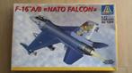 F-16 A/B Nator Falcon Italeri 1/72, Hobby en Vrije tijd, Modelbouw | Vliegtuigen en Helikopters, 1:72 tot 1:144, Italeri, Nieuw
