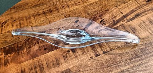 Glazen Design Schaal - Uniek Decoratief Stuk, Antiek en Kunst, Antiek | Glas en Kristal, Ophalen of Verzenden