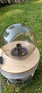 lamp bolvorm tafellamp bol, Ophalen, Gebruikt, Glas, Minder dan 50 cm
