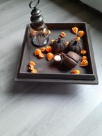 Etagere sober stoer hout, Huis en Inrichting, Ophalen, Zo goed als nieuw, Rechthoekig, Hout