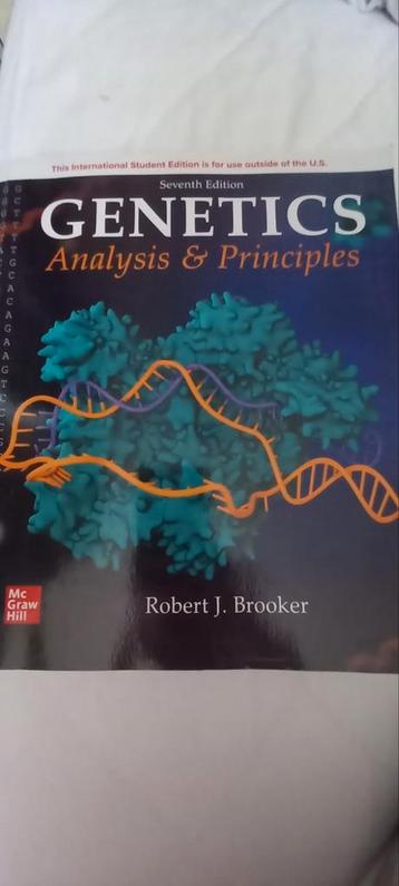 Genetics Analysis&Principles beschikbaar voor biedingen