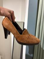 Jhay pumps bruin 39,5 leer, Ophalen of Verzenden, Zo goed als nieuw, Bruin