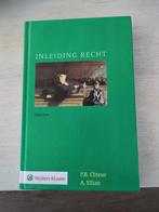 A. Ellian - Inleiding recht, A. Ellian; P.B. Cliteur, Zo goed als nieuw, Ophalen