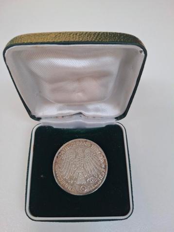 Duitse Zilveren Herdenkingsmunt 1987 beschikbaar voor biedingen