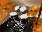 Drumstel Fazley inclusief toebehoren, Muziek en Instrumenten, Ophalen, Zo goed als nieuw, Overige merken