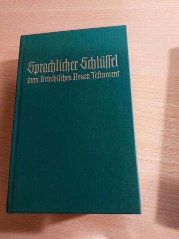 Sprachlicher Schlüssel zum Griechischen Neuen Testament  beschikbaar voor biedingen